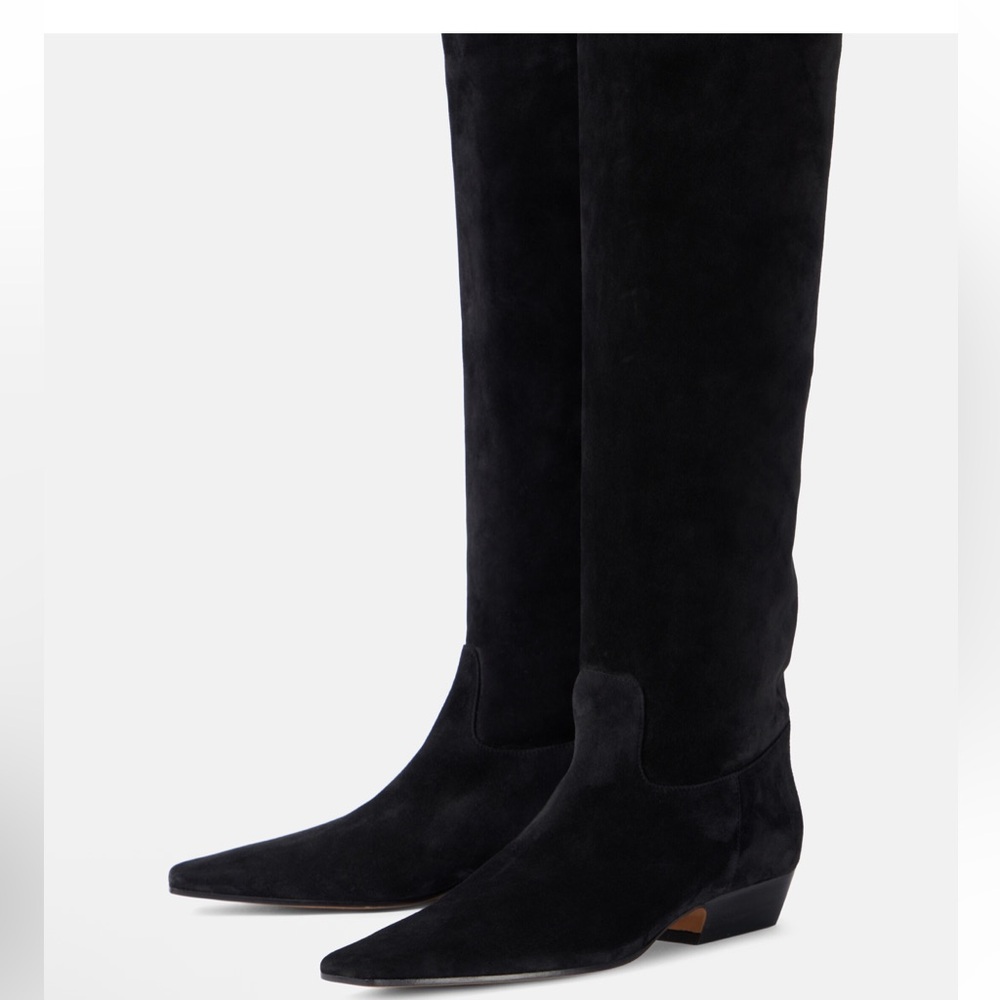 KHAITE
Marfa suede knee-high boots